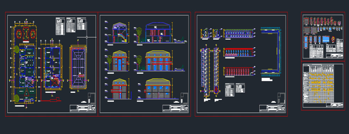 دانلود فایل اتوکد هتل سگ‌ها DWG | Hotel For Dogs DWG Drawing برای AutoCAD